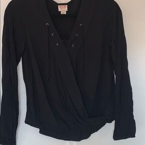 Target (Mossimo) long sleeve blouse